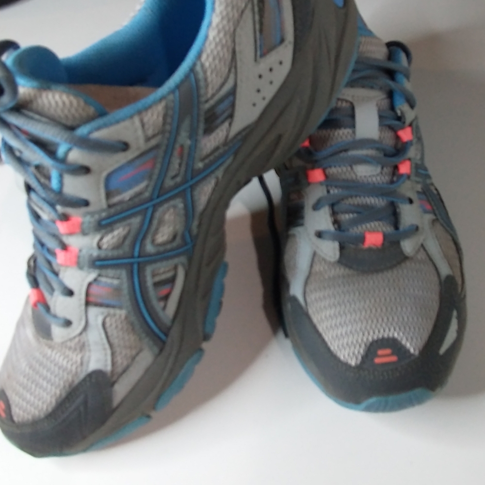 Asics Gel Venture 5 Women’s Size 10 t5n8n Grey~Blue~Orange